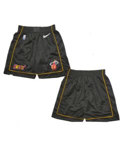 Men's Miami Heat Black Shorts (Run Small) (Style 5)