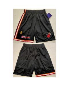 Men's Miami Heat Black Shorts (Run Small) (Style 6)