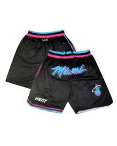 Men's Miami Heat Black Shorts (Style 2)