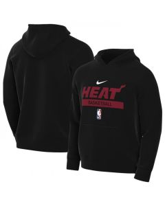 Men's Miami Heat Black Spotlight Fleece Overhead Hoodie