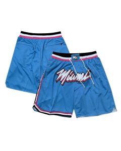Men's Miami Heat Blue Shorts (Blue)
