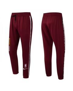 Men's Miami Heat Burgundy Performance Showtime Basketball Pants