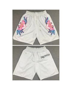 Men's Miami Heat White 'Pink Panther' Shorts (Run Small)