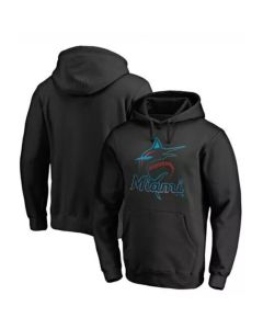 Men's Miami Marlins Black Hoodie