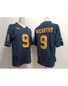 Men's Michigan Wolverines #9 J.J. McCarthy 2023 F.U.S.E. Navy Stitched Jersey (2023)