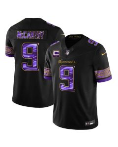 Men's Michigan Wolverines #9 J.J. McCarthy Black Chrome Edition Vapor F.U.S.E. Limited Jersey (Style 2)