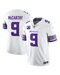 Men's Michigan Wolverines #9 J.J. McCarthy White Chrome Edition Vapor F.U.S.E. Limited Jersey