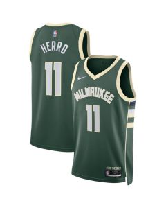 Men's Milwaukee Bucks #11 Tyler Herro Green 2026 Icon Edition Basketball Jersey