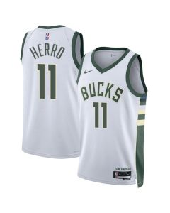 Men's Milwaukee Bucks #11 Tyler Herro White 2026 Association Edition Basketball Jersey (White)