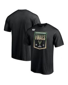 Men's Milwaukee Bucks 2021 Black Eastern Conference Champions T-Shirt