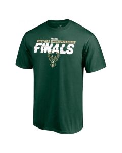Men's Milwaukee Bucks 2021 Green NBA Finals T-Shirt