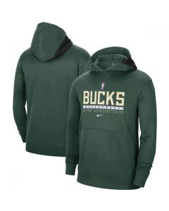Men's Milwaukee Bucks 2021 Green Pullover Hoodie