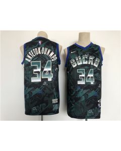 Men's Milwaukee Bucks #34 Giannis Antetokounmpo Stitched Basketball Jersey