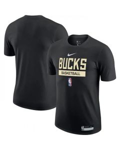 Men's Milwaukee Bucks Black 2022/23 Legend On-Court Practice Performance T-Shirt