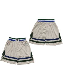 Men's Milwaukee Bucks Cream Shorts (Run Small)