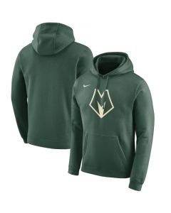 Men's Milwaukee Bucks Green City Edition Club Pullover Hoodie
