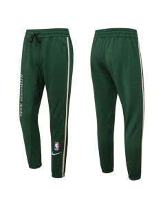 Men's Milwaukee Bucks Green Performance Showtime Basketball Pants