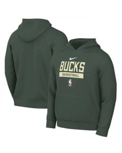 Men's Milwaukee Bucks Green Spotlight Fleece Overhead Hoodie