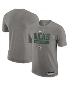 Men's Milwaukee Bucks Grey 2022/23 Legend On-Court Practice Performance T-Shirt