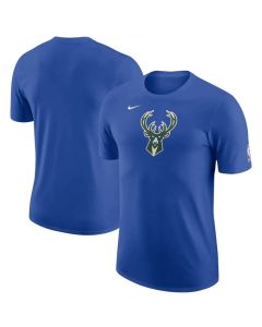 Men's Milwaukee Bucks Royal 2022/23 City Edition Essential Warmup T-Shirt