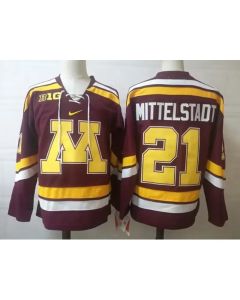 Men's Minnesota Golden Gophers ACTIVE PLAYER Custom Maroon Stitched Jersey