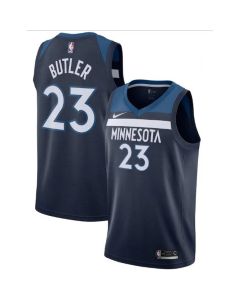 Men's Minnesota Timberwolves #23 Jimmy Butler Navy Icon Edition Stitched Jersey