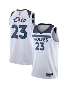Men's Minnesota Timberwolves #23 Jimmy Butler White Association Edition Stitched Jersey
