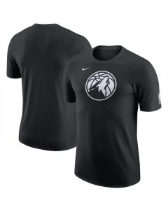 Men's Minnesota Timberwolves Black 2022/23 City Edition Essential Warmup T-Shirt