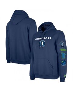 Men's Minnesota Timberwolves Navy 2023/24 City Edition Pullover Hoodie