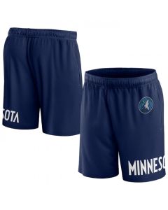 Men's Minnesota Timberwolves Navy Free Throw Mesh Shorts