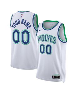 Men's Minnesota Timberwolves White 2026/27 Association Edition Stitched Basketball Custom Jersey