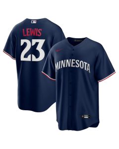 Men's Minnesota Twins #23 Royce Lewis Navy Alternate Replica Jersey (Navy)