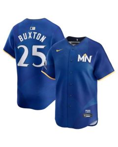 Men's Minnesota Twins #25 Byron Buxton Royal 2024 City Connect Limited Jersey