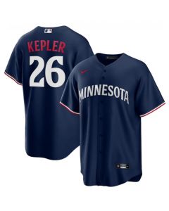 Men's Minnesota Twins #26 Max Kepler Navy Cool Base Stitched Baseball Jersey