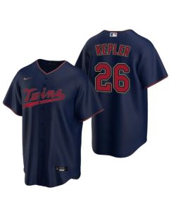 Men's Minnesota Twins #26 Max Kepler Navy Cool Base Stitched Jersey