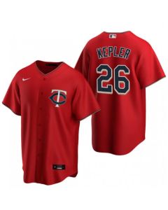 Men's Minnesota Twins #26 Max Kepler Red Cool Base Stitched Jersey