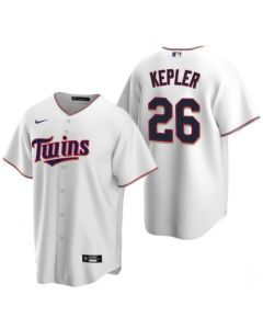 Men's Minnesota Twins #26 Max Kepler White Cool Base Stitched Jersey