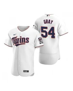 Men's Minnesota Twins #54 Sonny Gray White Flex Base Stitched Jersey