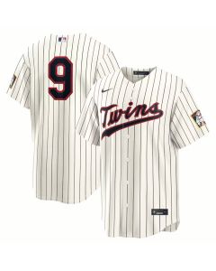 Men's Minnesota Twins #9 Trevor Larnach Nike Cream 2026 Field of Dreams Stadium Jersey (Cream)