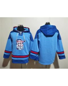 Men's Minnesota Twins Blank Blue Ageless Must-Have Lace-Up Pullover Hoodie