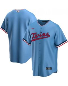 Men's Minnesota Twins Blue Cool Base Stitched Jersey