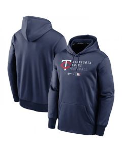 Men's Minnesota Twins Navy 2022 Performance Pullover Hoodie (Navy)