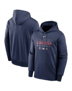 Men's Minnesota Twins Navy 2022 Performance Pullover Hoodie