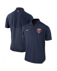 Men's Minnesota Twins Navy Authentic Collection Elite Performance Polo