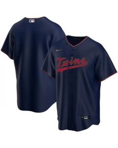 Men's Minnesota Twins Navy Cool Base Stitched Jersey