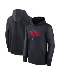 Men's Minnesota Twins Navy Pregame Performance Pullover Hoodie