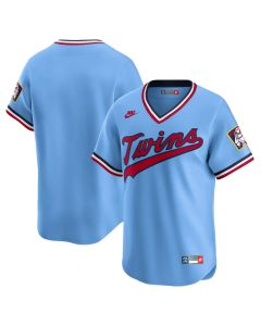 Men's Minnesota Twins Nike Light Blue Cooperstown Collection Limited Jersey (Blue)