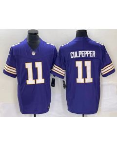 Men's Minnesota Vikings #11 Daunte Culpepper Purple 2023 F.U.S.E. Vapor Untouchable Limited Stitched Jersey