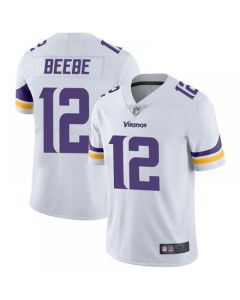 Men's Minnesota Vikings #12 Chad Beebe White Vapor Untouchable Limited Stitched Jersey