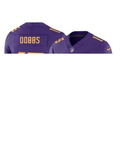 Men's Minnesota Vikings #15 Josh Dobbs Purple 2023 F.U.S.E. Color Rush Stitched Jersey